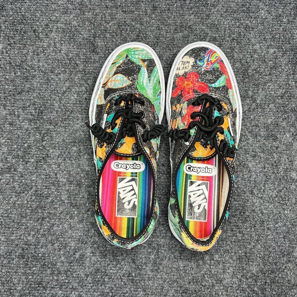 Vans Authentic Crayola Shoes Women's 7 Colorful Classic Casual Low Skate Sneaker - Picture 8 of 12